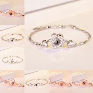 100 Languages I Love You Bracelet Chain