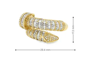10K Gold 1.50 CTW Diamond Nail Ring