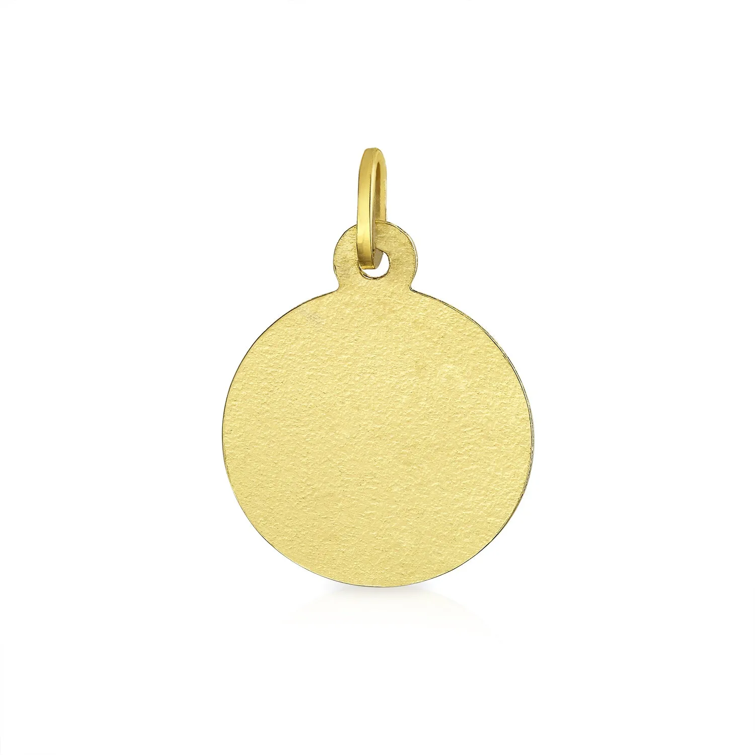 14K Gold Guardian Angel Cherub Pendant Necklace - No Chain Included