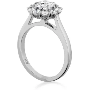18KW 0.25ct Beloved Open Gallery Engagement Ring