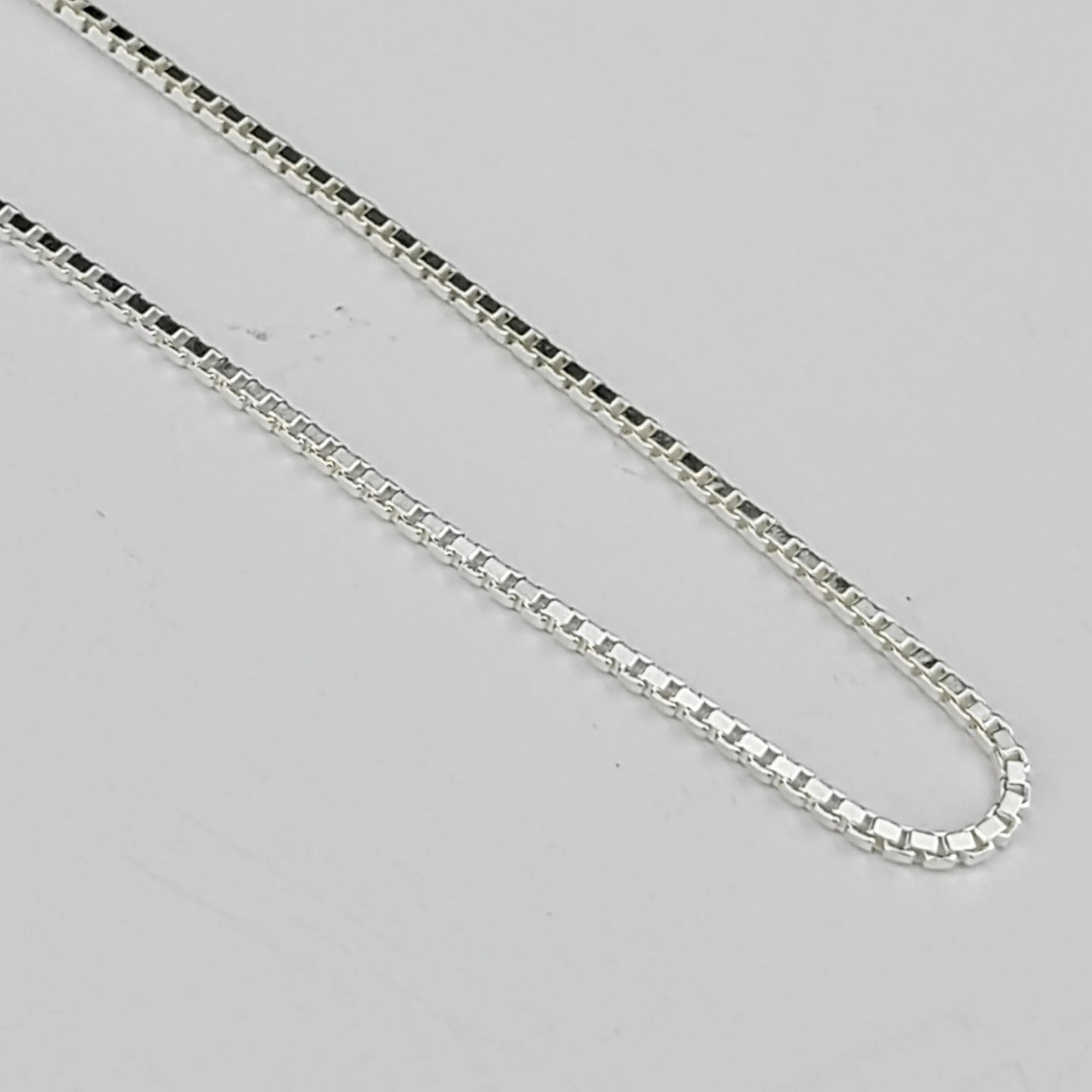 1mm Box Chain Sterling Silver