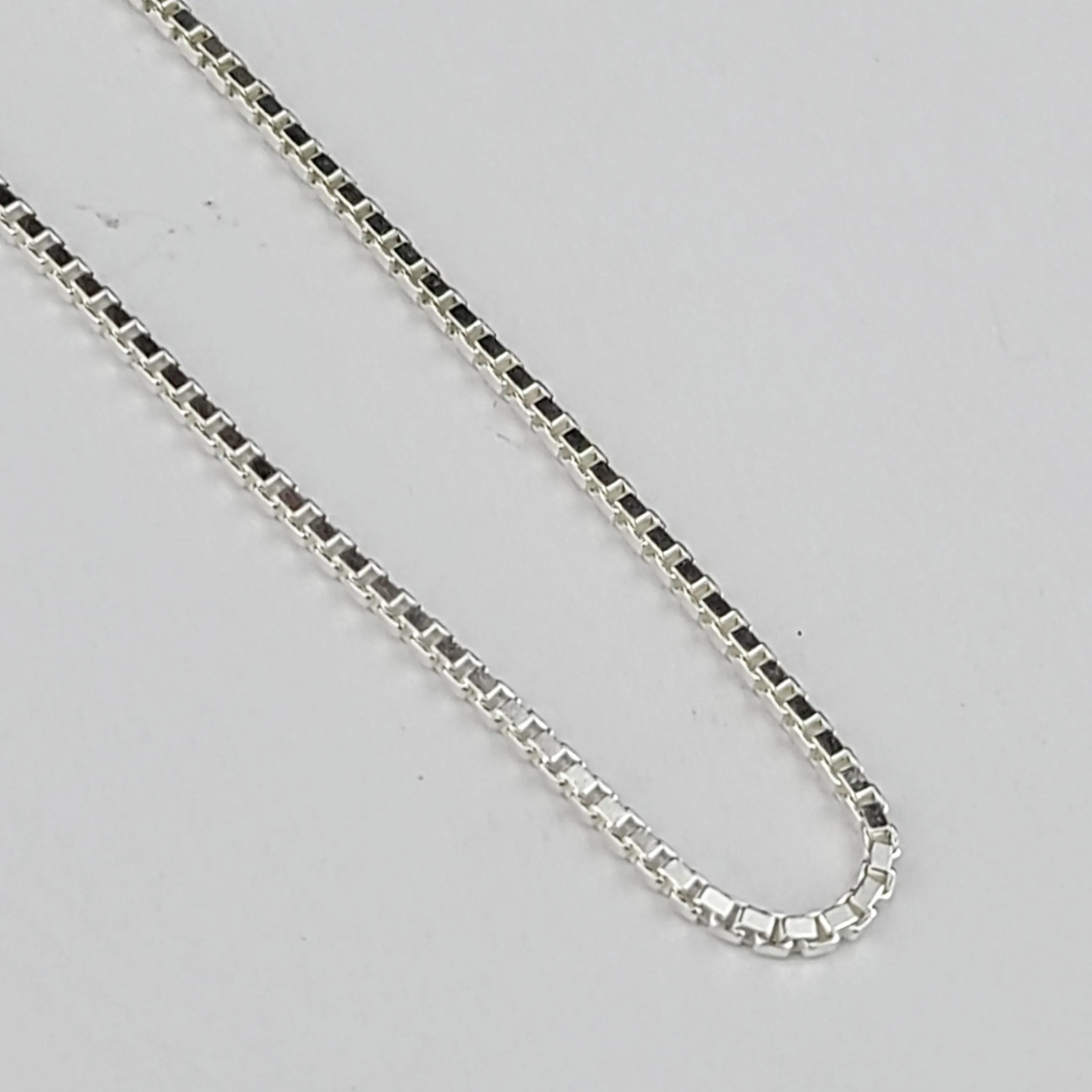 1mm Box Chain Sterling Silver