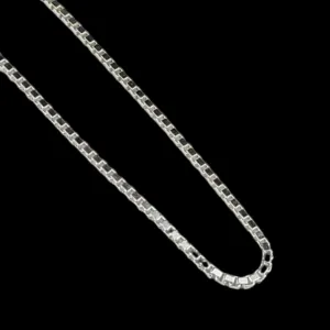 1mm Box Chain Sterling Silver