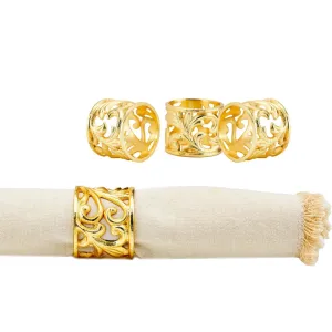 20th Century Baroque Napkin Ring Set
