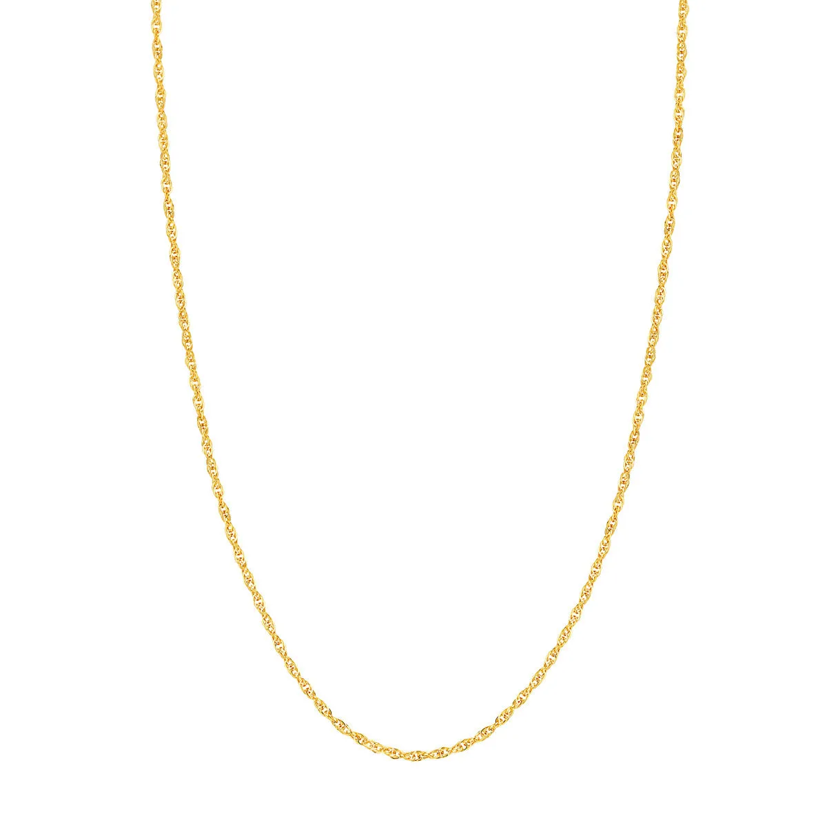 2.6mm Designer Rope Chain with Lobster Lock