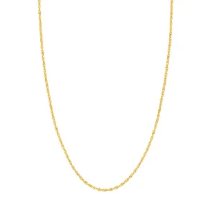 2.6mm Designer Rope Chain with Lobster Lock