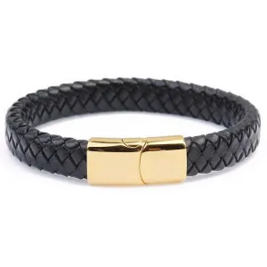 6mm Leather Braided Bracelet