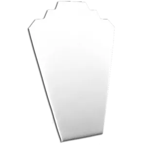 7606412 - WHITE FAUX LEATHER EASEL DISPLAY