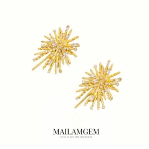 925 Silver Pin Earrings