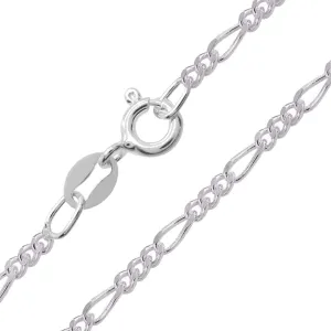 925 Sterling Silver 1.4/2.2/2.8/3.6 MM Figaro Chain Necklace for Women Men Unisex - 16" 18" 20" 22" 24" Inch 22.0 Inches 3.6MM