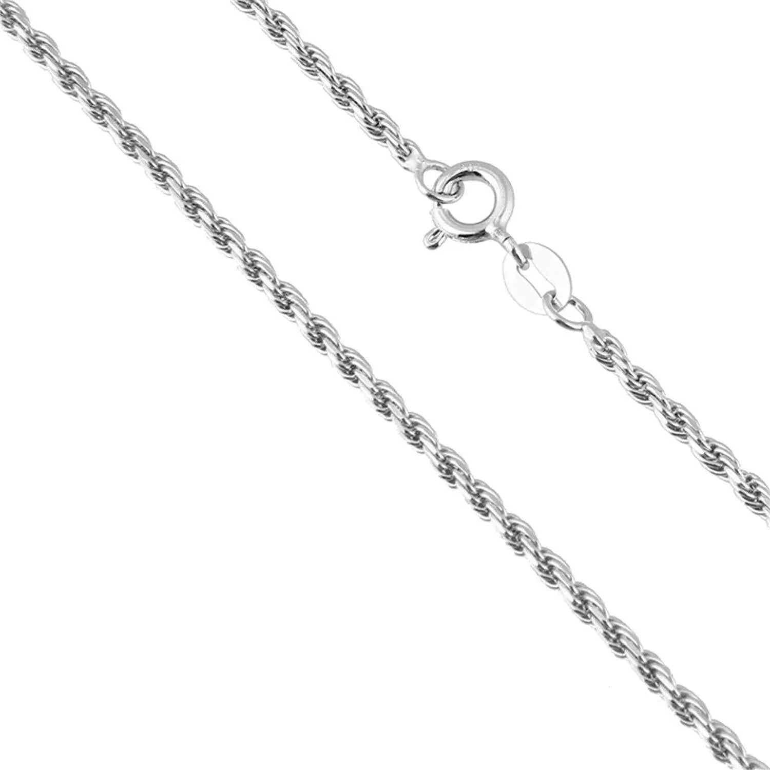 925 Sterling Silver 1.5/2 / 2.4/3.5 MM Rope Chain Necklace for Women Men Unisex - 16 18 20 22 24 26 28 30 32" Inch 26.0 Inches 1.5MM