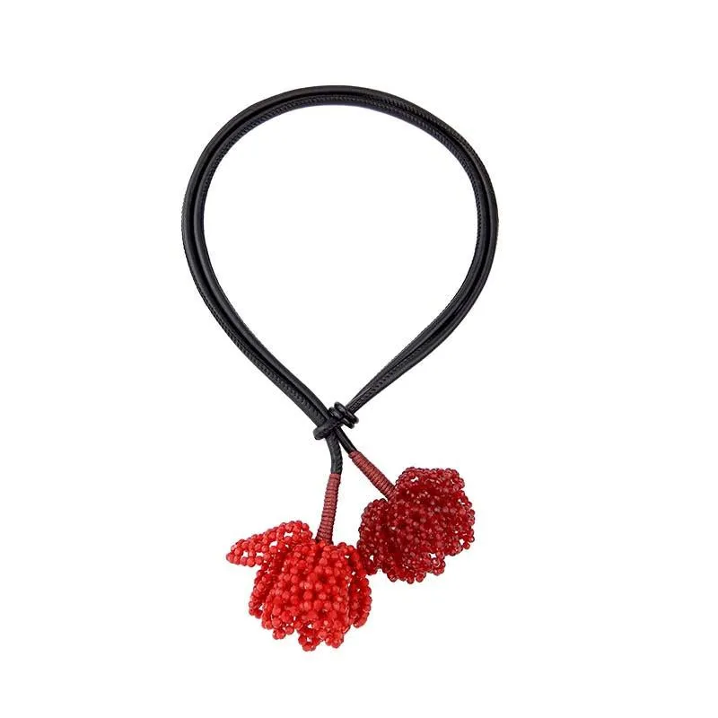 Alpine Plants Handmade Pendant Necklace