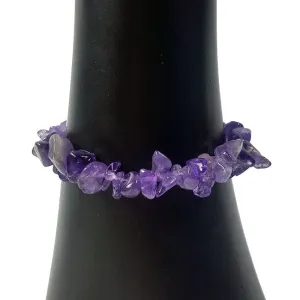 Amethyst 5mm Chip Bracelet (Set of 3)