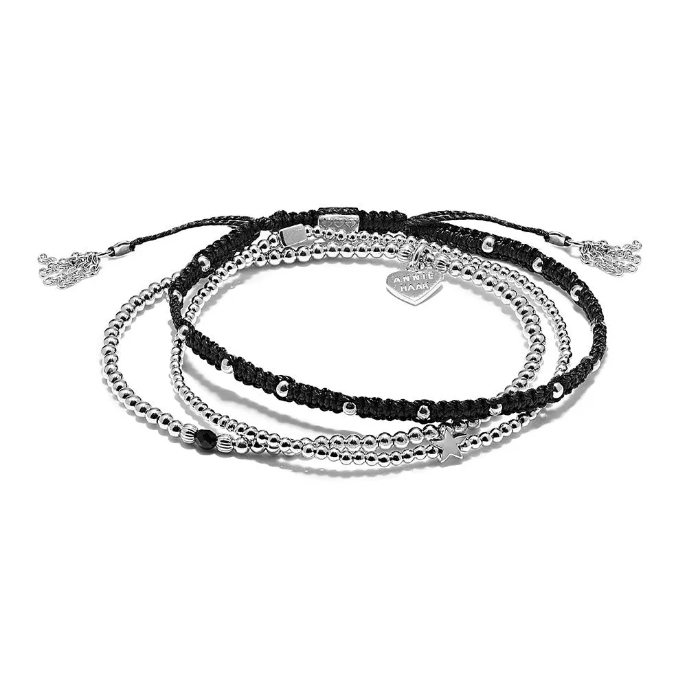 Annie Haak Silver Moonstruck Bracelet Stack
