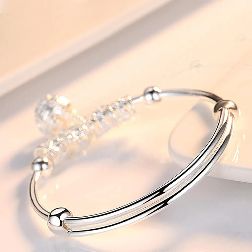 Artificial Stone Bangle Cuff Bracelet