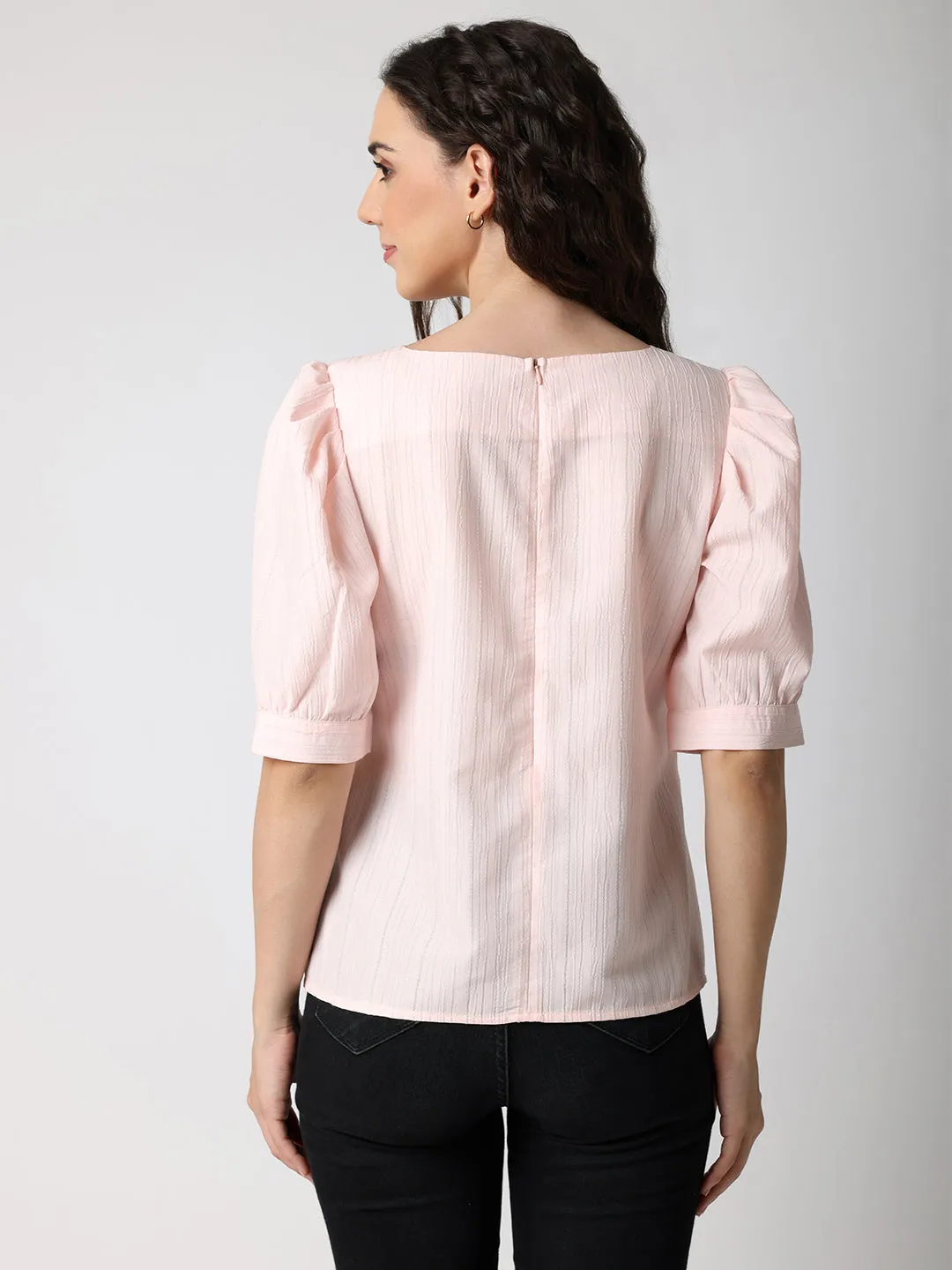 Baby Pink Pearl Chain Top