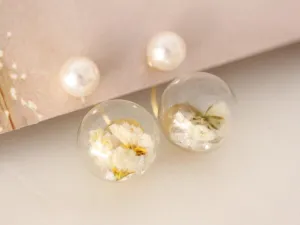 Baby's Breath Double Studs