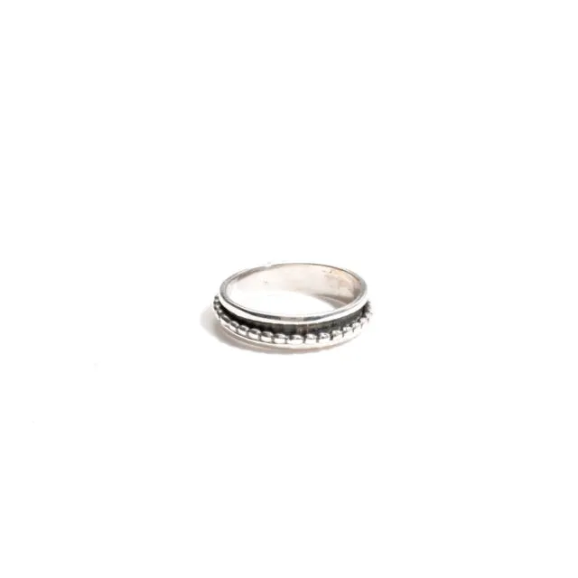Beaded Heart Fluid | 925 Silver Ring for Women & Men