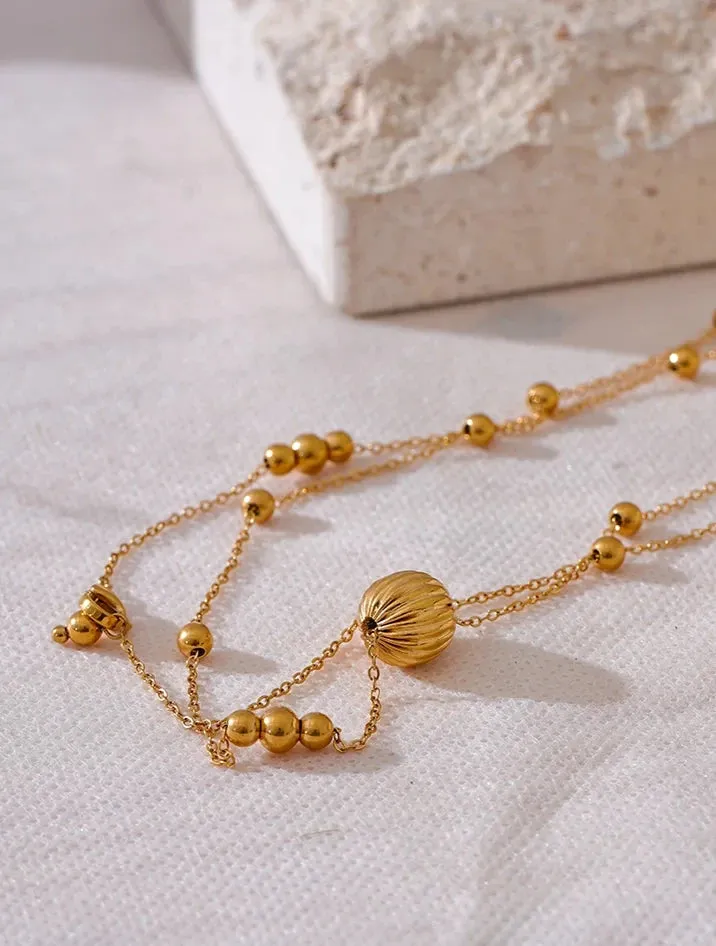 Beaded Sweater Necklace