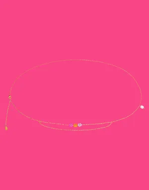 Belly chain flowers