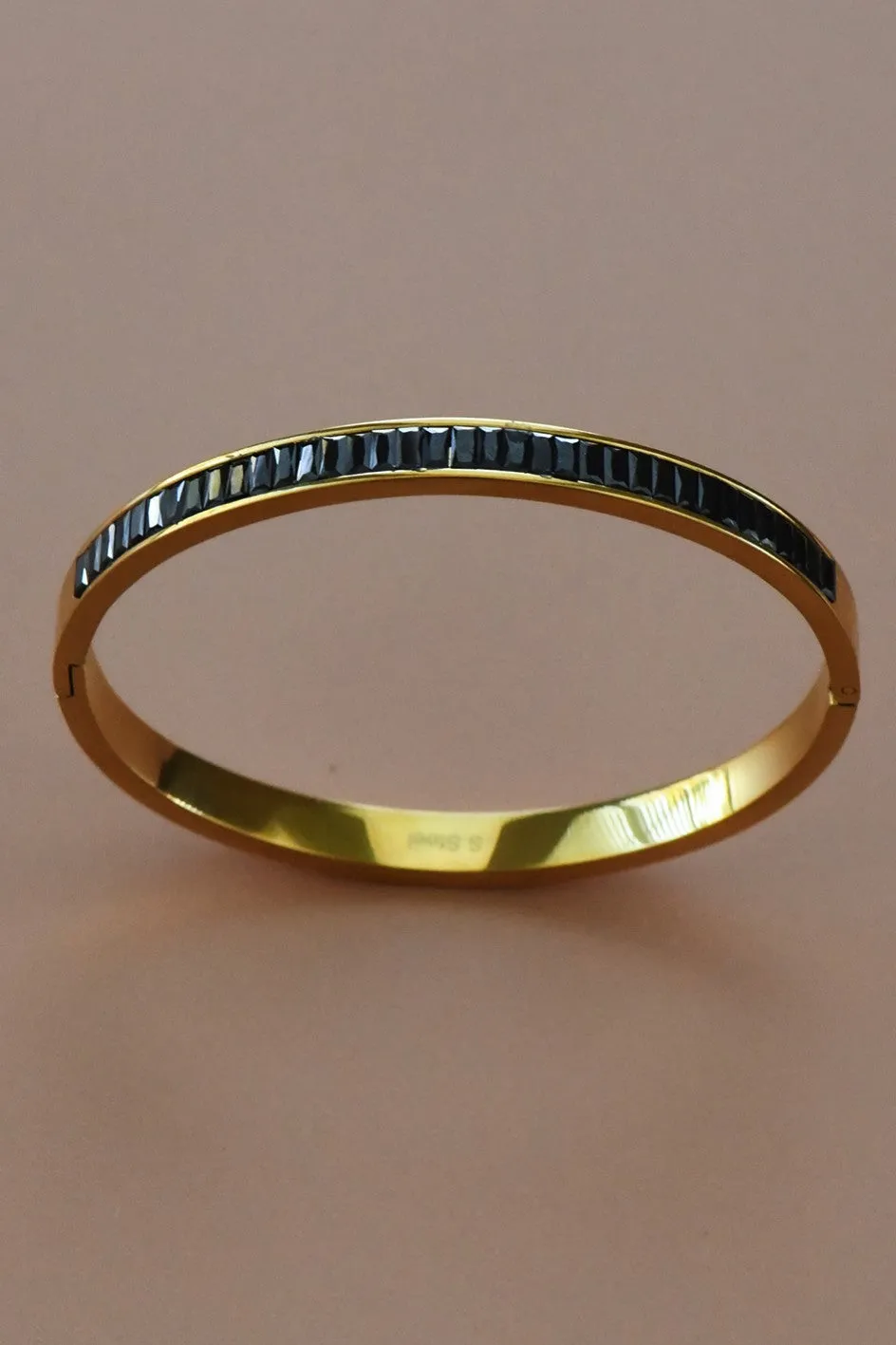 Black Jewel Bangle