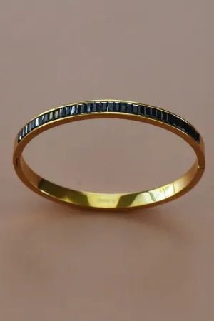 Black Jewel Bangle
