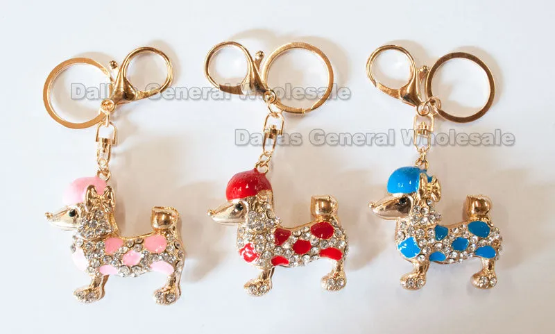 Bling Bling Puppy Key Chains Wholesale