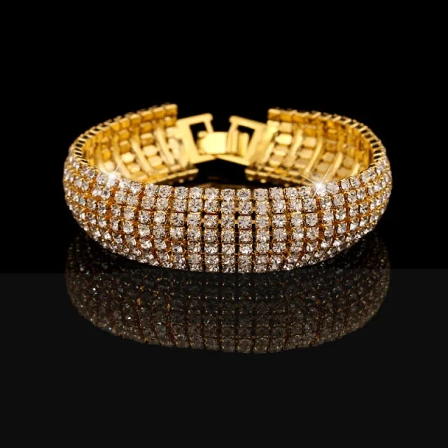 Bridal Jewelry Crystal Rhinestones Bracelet