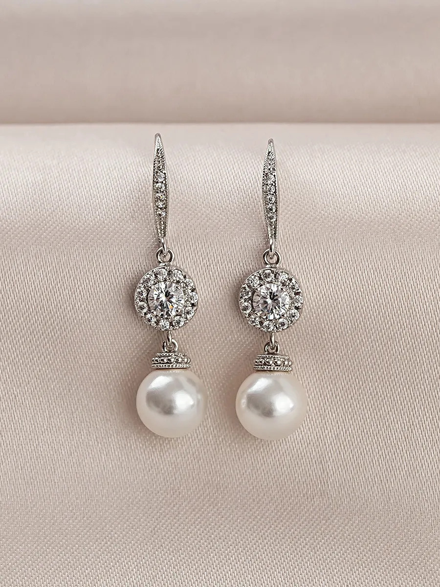 Camille Pearl Earrings