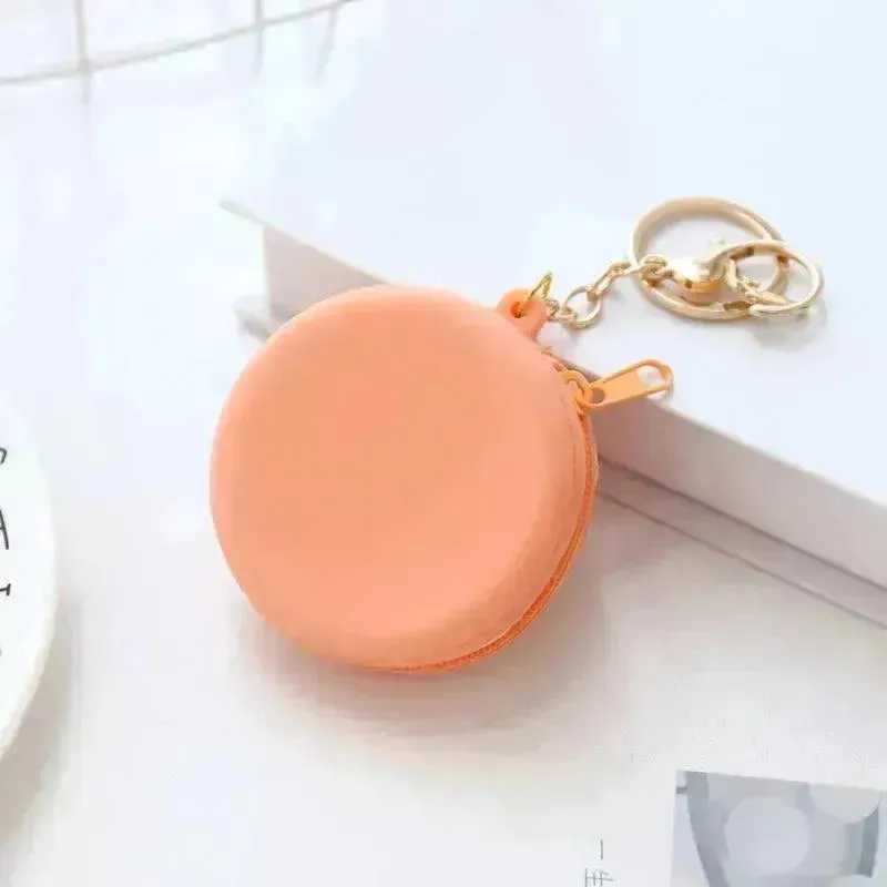 Cartoon Silicon Colorful Bag Key Chain