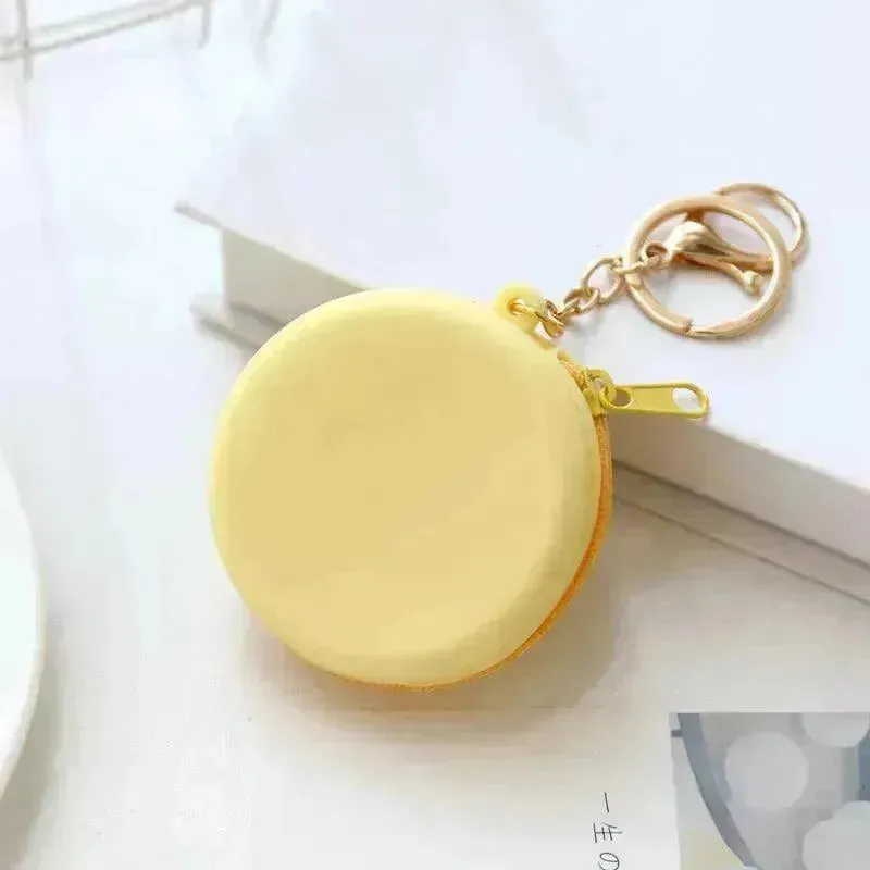 Cartoon Silicon Colorful Bag Key Chain