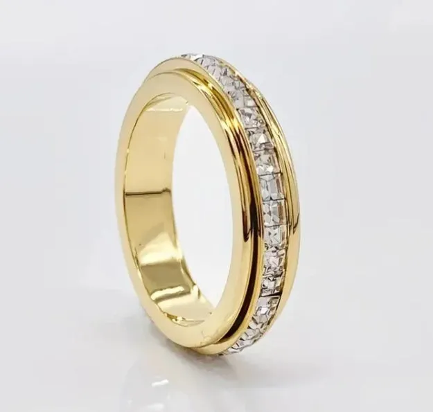 CB Starry Ring – Elegant Titanium Steel Fashion Ring