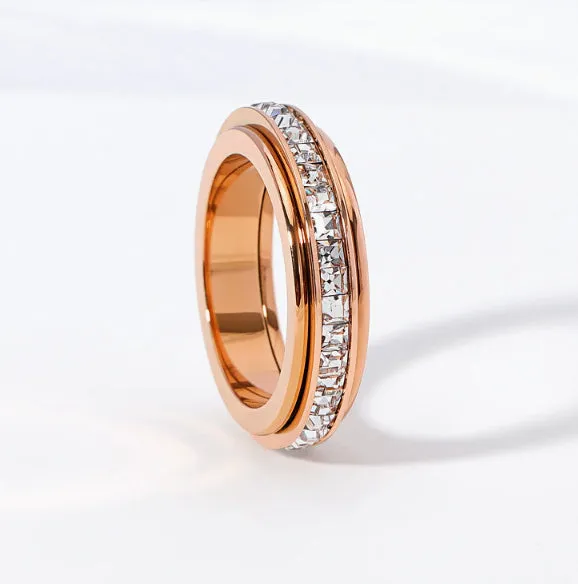 CB Starry Ring – Elegant Titanium Steel Fashion Ring