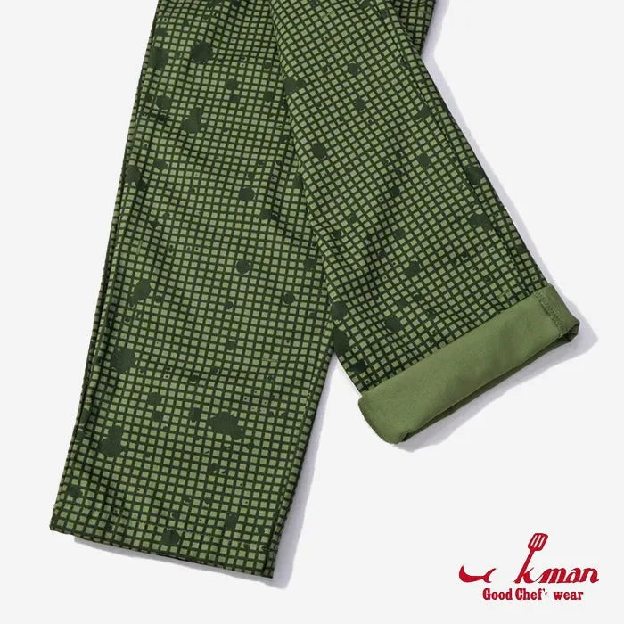 Chef Pants - Olive Sauce Splash Camo