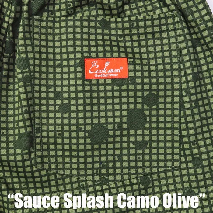 Chef Pants - Olive Sauce Splash Camo