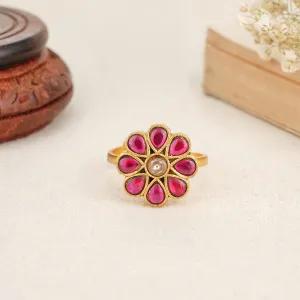 Cherishable Kundan Ring