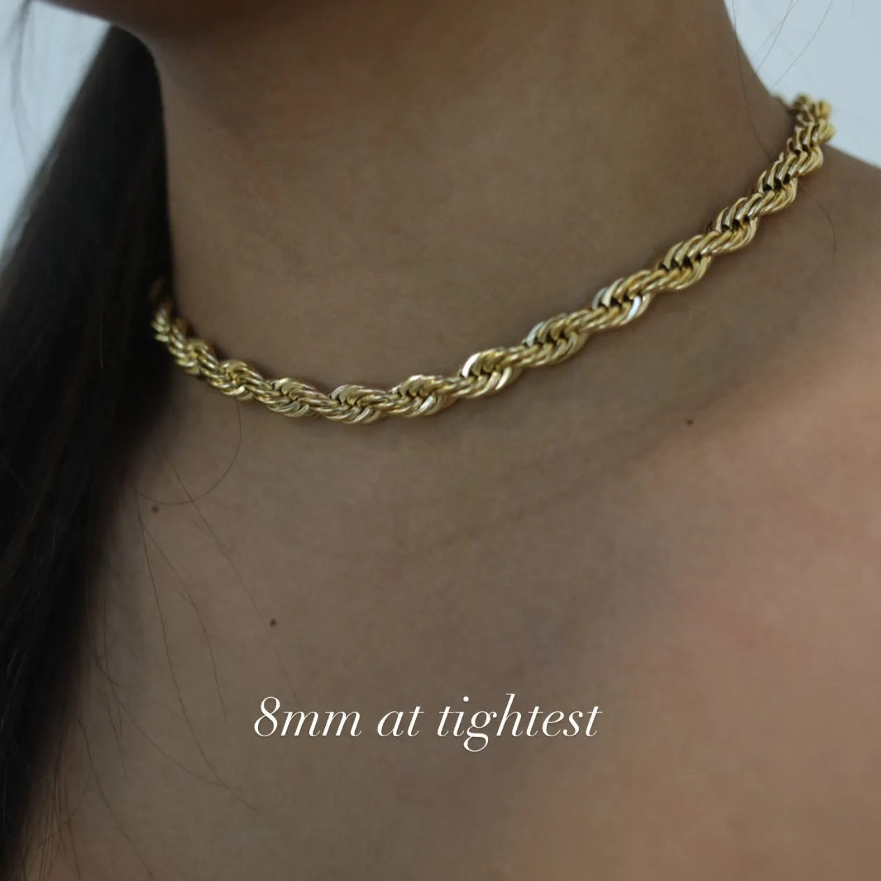 Chunky Elegant Twist Necklace