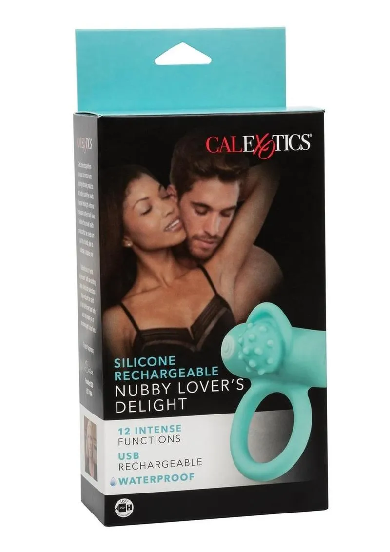 Couple's Enhancers Silicone Rechargeable Nubby Lover's Delight