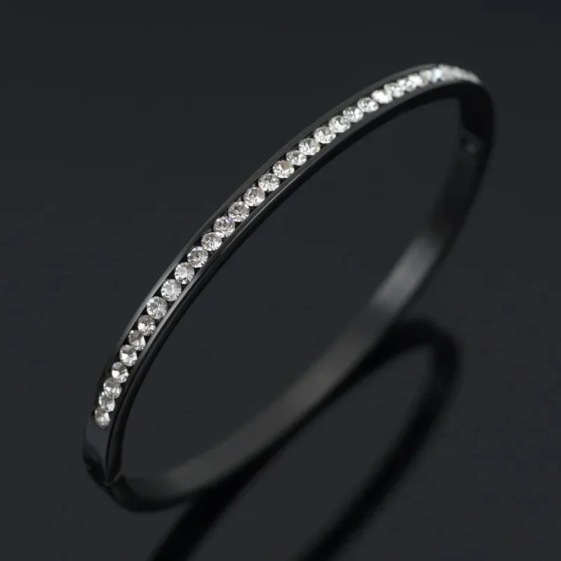 Crystal Bracelets Gifts Luxury Rhinestones Cuff Bangle