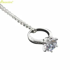 Crystal Elegant Chain Rhinestone Necklace for Women
