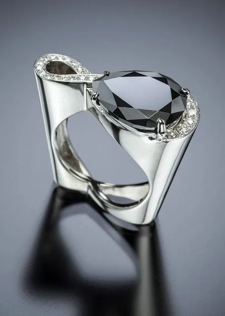 Cute Unisex Stylish Rings Silver Gold Wedding Rings