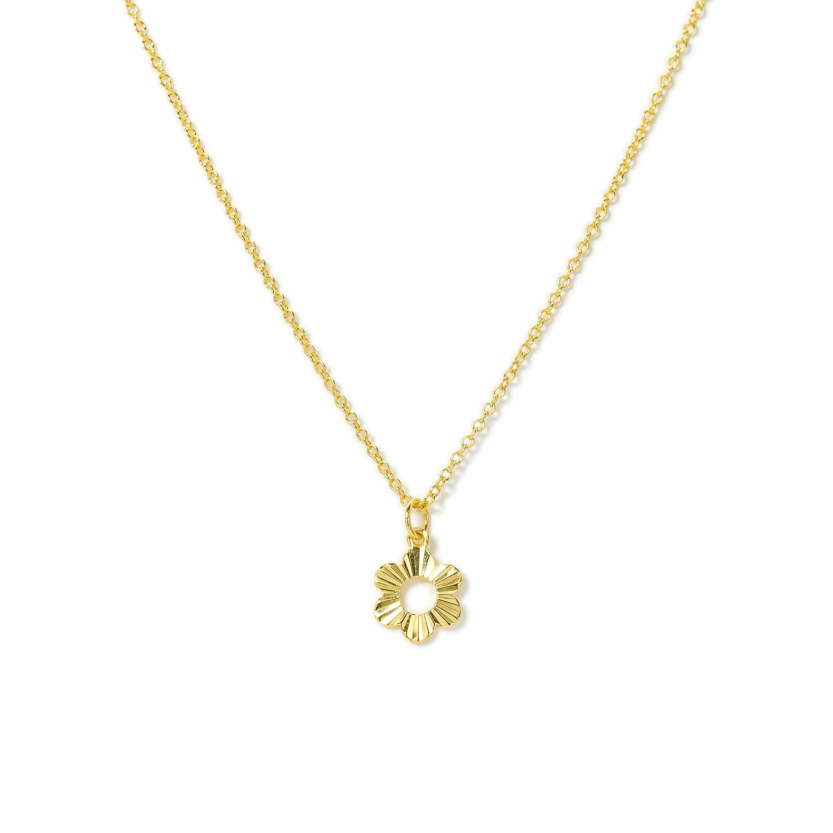 Daisy Fluted Necklace