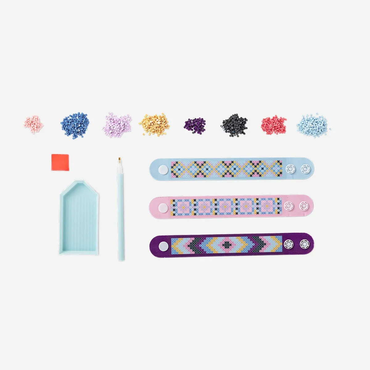 DIY rhinestone bracelets