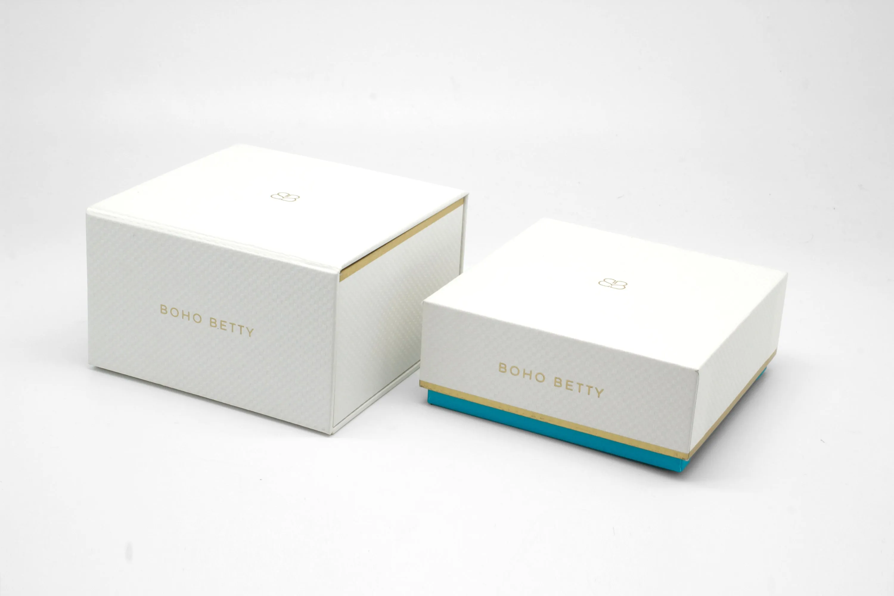Drift 3 Layer Turquoise Gold Bracelet Stack