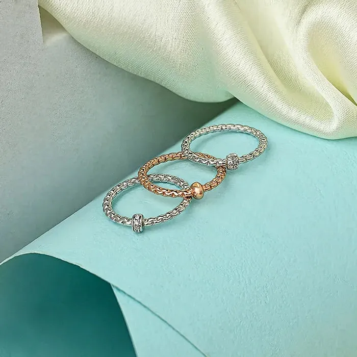 Elegant Vows Stack Rings