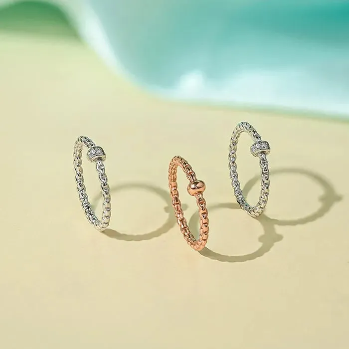 Elegant Vows Stack Rings