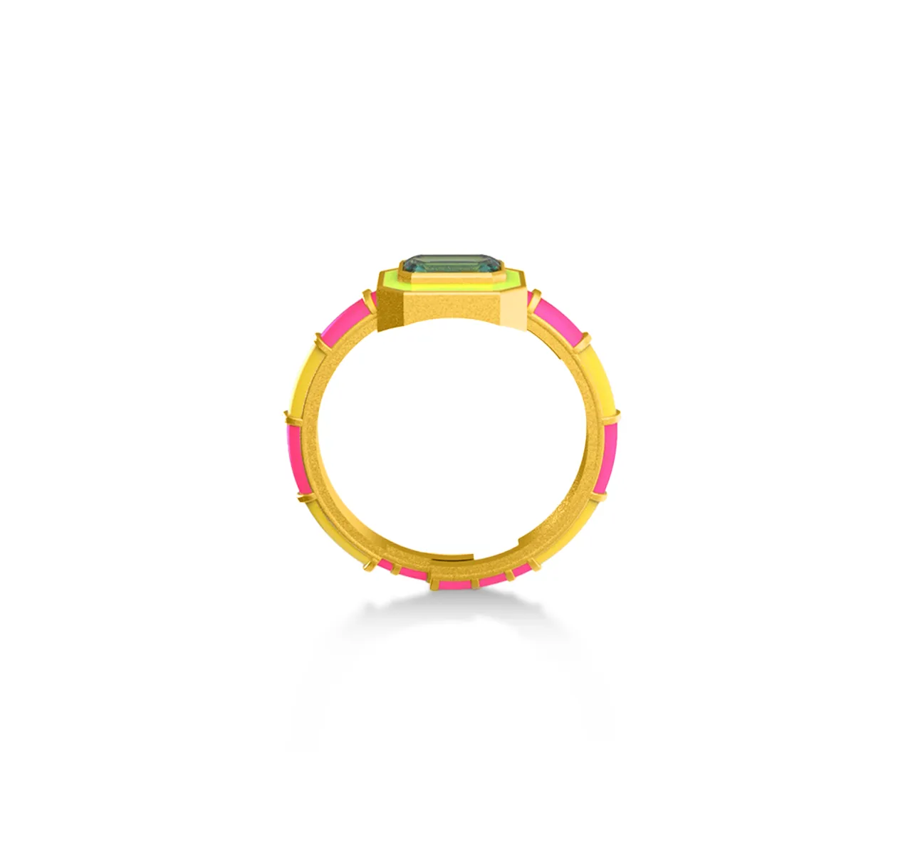 Enamel Gem Horizon Bands