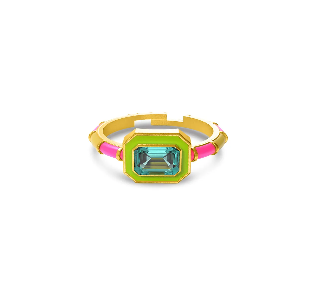 Enamel Gem Horizon Bands