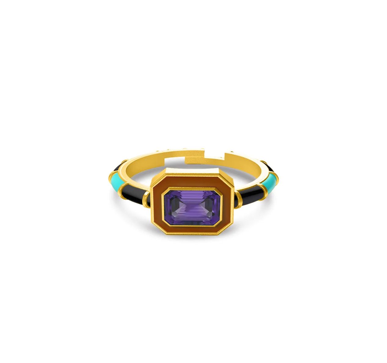 Enamel Gem Horizon Bands