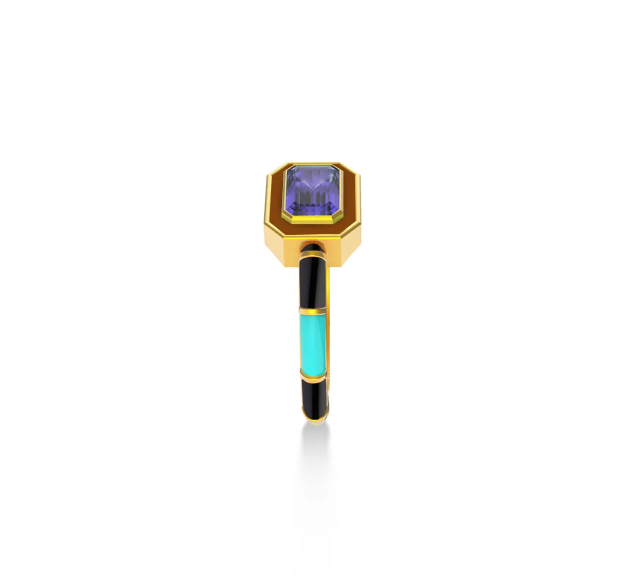 Enamel Gem Horizon Bands
